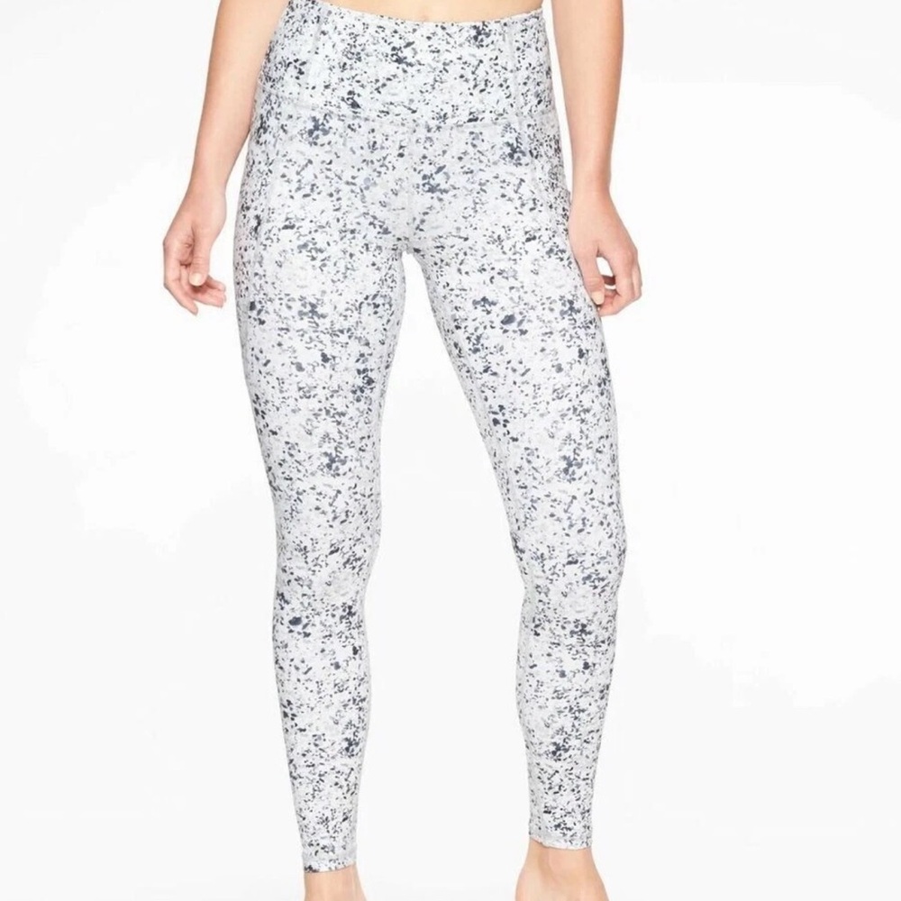 Athleta Sandstone‎ Stash Pocket Salutation Leggings 7/8 size XXS